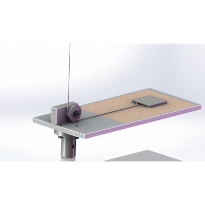 Plateau mesure coefficient frottement dynamique