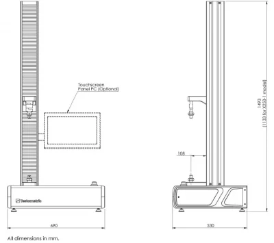 Machine de traction universelle X250 (Testometric) – Image 3